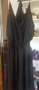 LBD, lined, T-back style, strappy dress